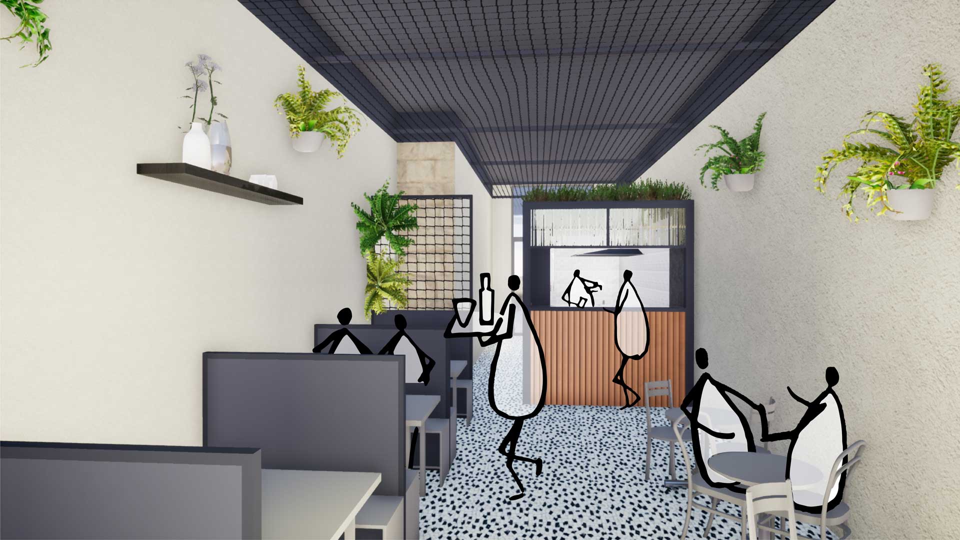 Restaurant Croix Rousse Basa Architecture